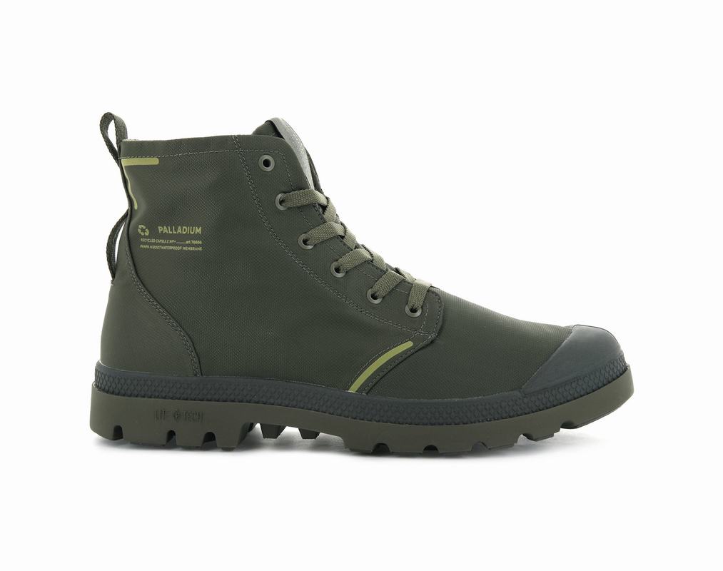 Palladium Pampa Lite+ Recycle Wp+ Muške Vodootporna Čizme Zelene ||WH0183675||